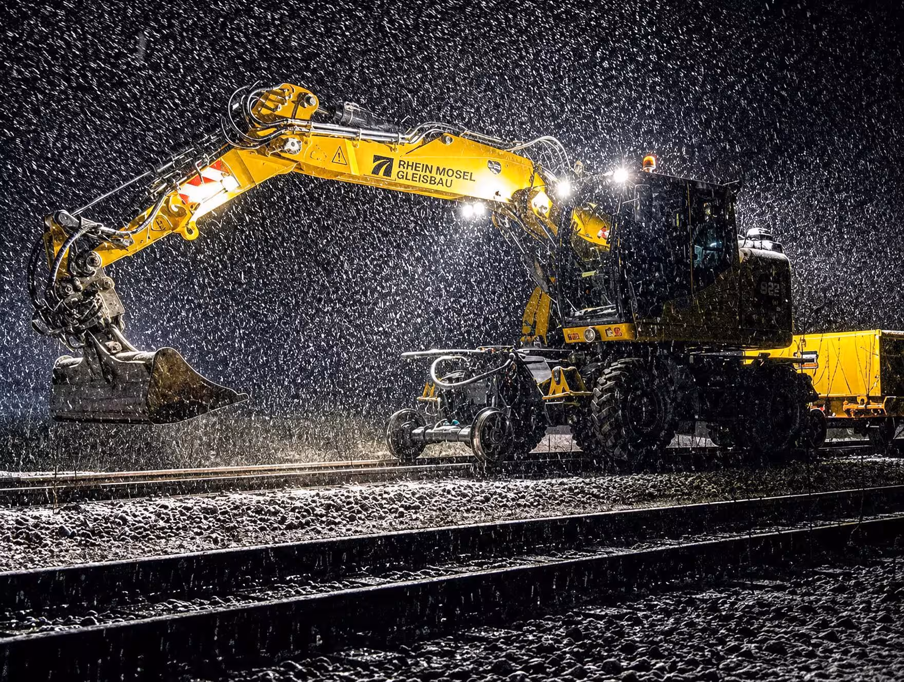 RMG crew carrying out railway work